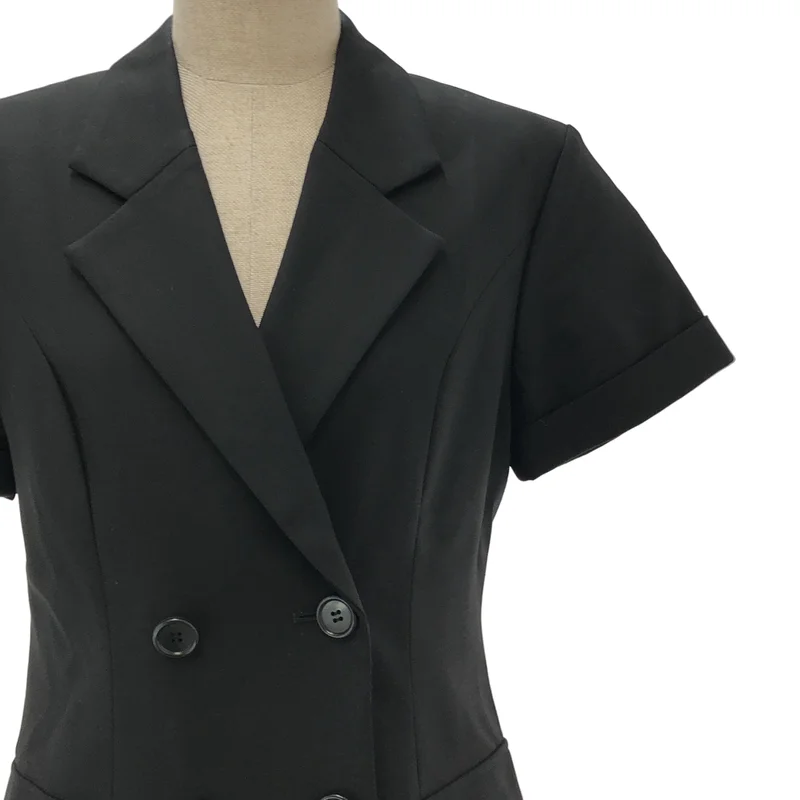 BORDERS at BALCONY / ボーダーズアットバルコニー | 2024SS | OPEN COLLAR DRESS / ビスコース オープンカラーワンピース | 36 | レディース