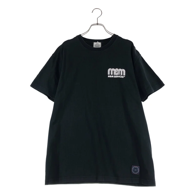 M&M / エムアンドエム | ロゴ 両面プリント Tシャツ カットソー | XL | メンズ