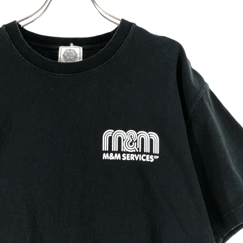 M&M / エムアンドエム | ロゴ 両面プリント Tシャツ カットソー | XL | メンズ