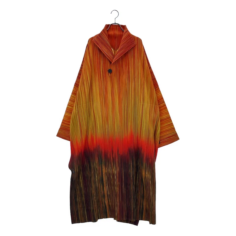 HOMME PLISSE ISSEY MIYAKE / オムプリッセイッセイミヤケ | PAINT BRUSH CLOSE-UP ロングコート HP61JA215 | 3 | メンズ