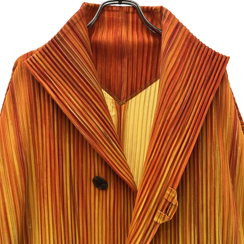 HOMME PLISSE ISSEY MIYAKE / オムプリッセイッセイミヤケ | PAINT BRUSH CLOSE-UP ロングコート HP61JA215 | 3 | メンズ