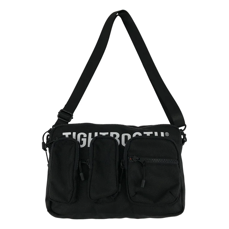 【美品】  TIGHTBOOTH PRODUCTION / タイトブースプロダクション | TRIPLE POCKET SACOCHE / トリプルポケット サコッシュ | ブラック | メンズ TIGHTBOOTH PRODUCTION / タイトブースプロダクション | TRIPLE POCKET