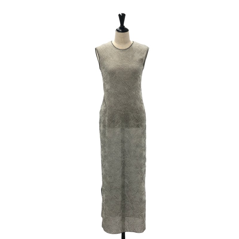 Mame Kurogouchi / マメクロゴウチ | 2026SS | Floral Jacquard Sheer Knit Dress ワンピース MM26SS-KN092 | 1 | レディース