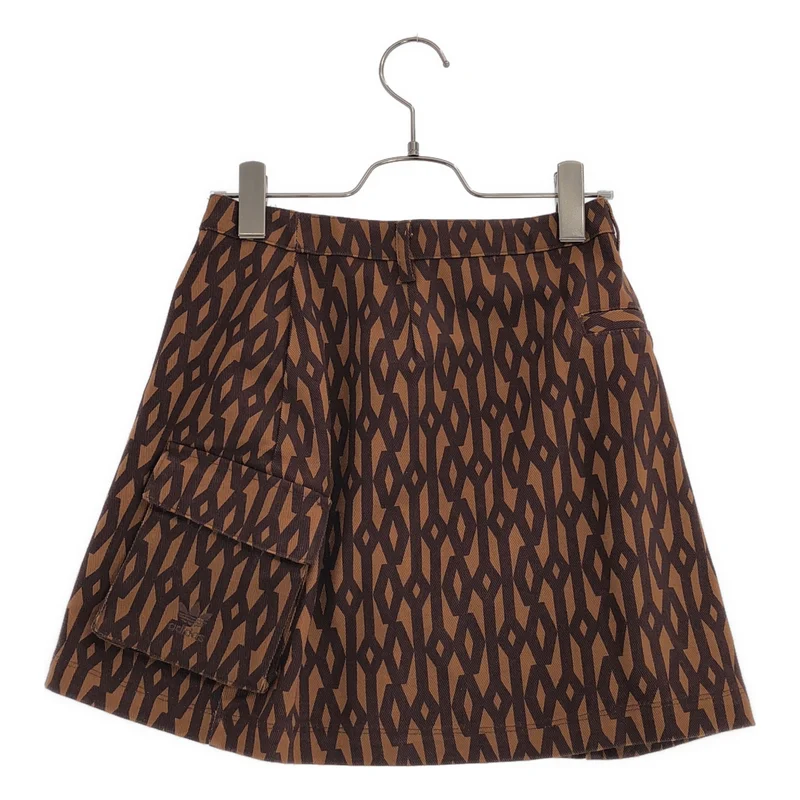 adidas / アディダス | × IVY PARK / Monogram Track Miniskirt / コットン モノグラム トラックミニスカート | M | レディース