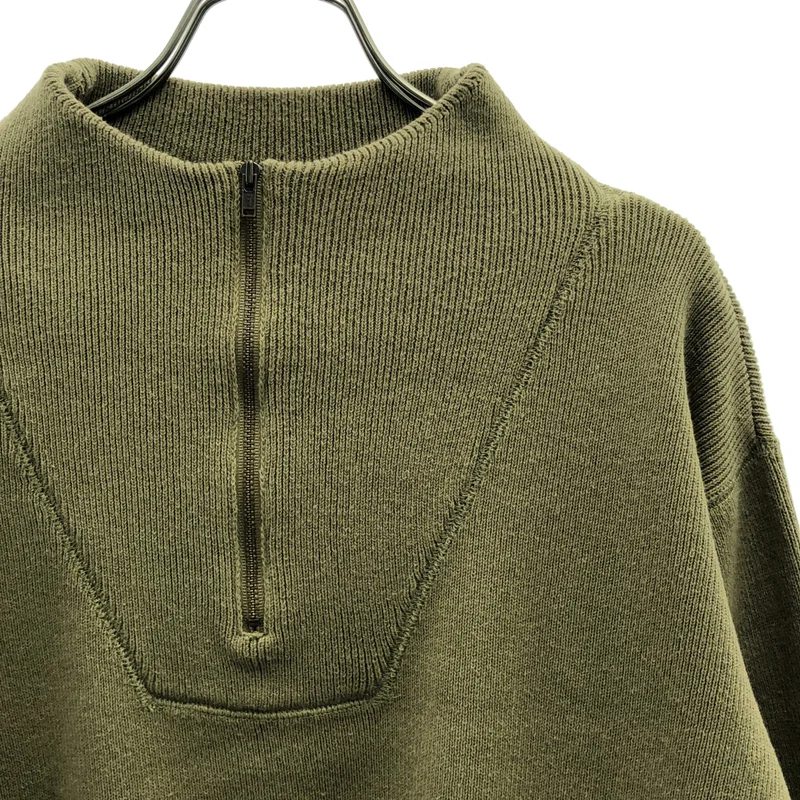 MHL. / エムエイチエルマーガレットハウエル | 2023AW | VINTAGE DRY COTTON / コットン ハーフジップ ニット | M | メンズ