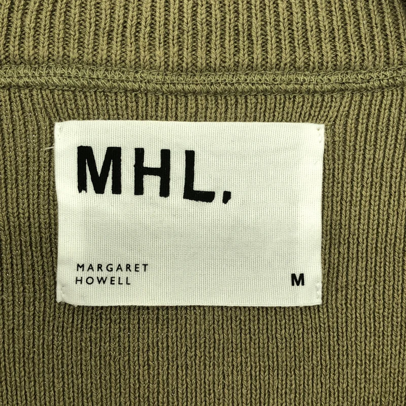 MHL. / エムエイチエルマーガレットハウエル | 2023AW | VINTAGE DRY COTTON / コットン ハーフジップ ニット | M | メンズ