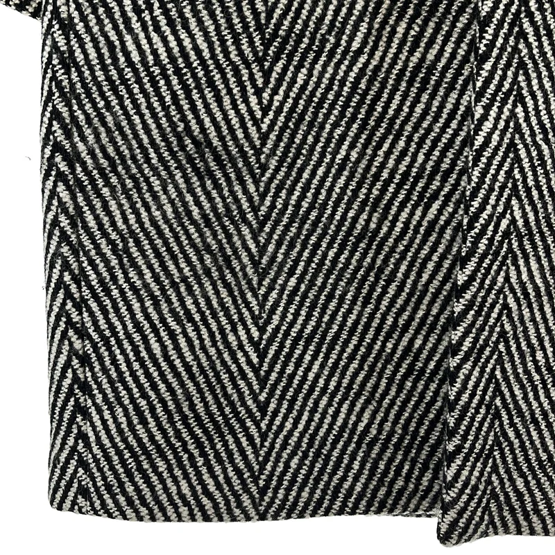 DRIES VAN NOTEN / ドリスヴァンノッテン | ウール ボタンレス チェスターコート | S | レディース