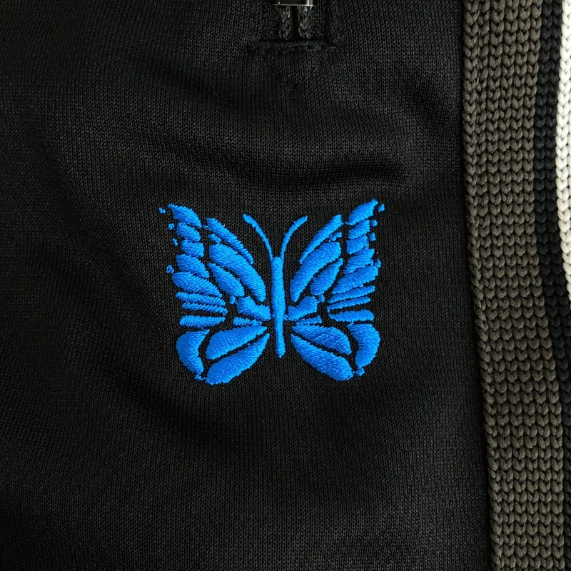 Needles / ニードルス | × BARNEYS NEWYORK / 別注 バタフライ刺しゅう トラックパンツ | S | メンズ