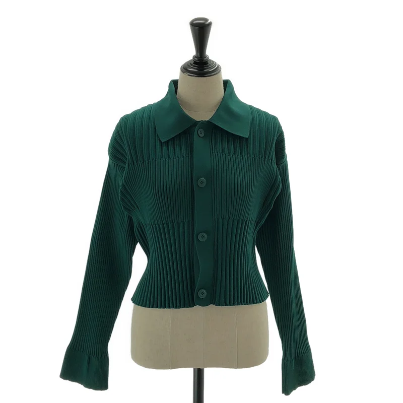 CFCL / シーエフシーエル | FLUTED CROPPED SHIRT CARDIGAN カーディガン CF006KE186IST | 3 | レディース
