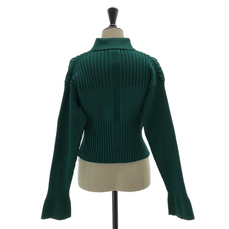 CFCL / シーエフシーエル | FLUTED CROPPED SHIRT CARDIGAN カーディガン CF006KE186IST | 3 | レディース