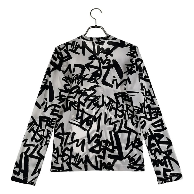 COMME des GARCONS / コムデギャルソン | 2021AW | ポリエステル ロゴ プリント カットソー | XS | レディース