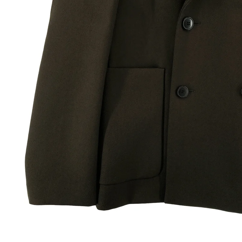 DRIES VAN NOTEN / ドリスヴァンノッテン | 2025AW | ウール ダブルブレスト テーラードジャケット | S | メンズ