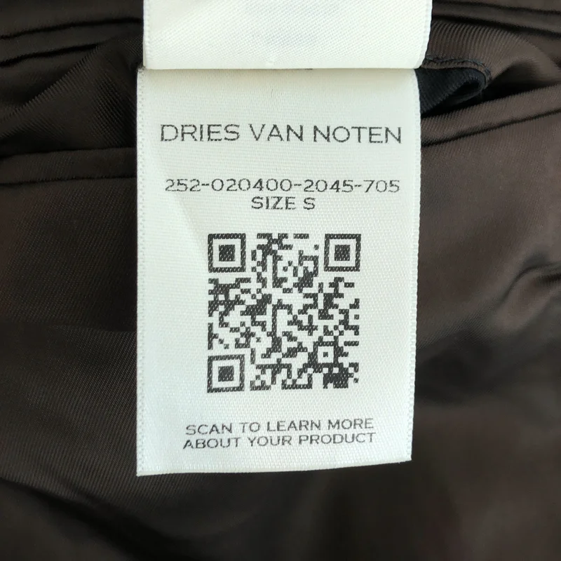 DRIES VAN NOTEN / ドリスヴァンノッテン | 2025AW | ウール ダブルブレスト テーラードジャケット | S | メンズ