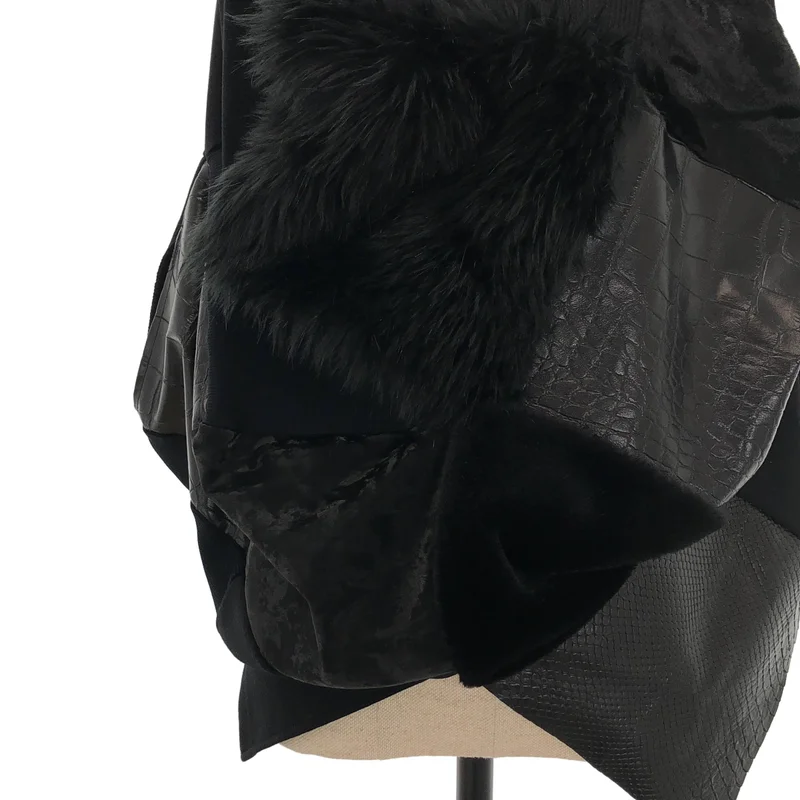 JUNYA WATANABE / ジュンヤワタナベ | 2025AW | パッチワーク 異素材 トップス | M | レディース