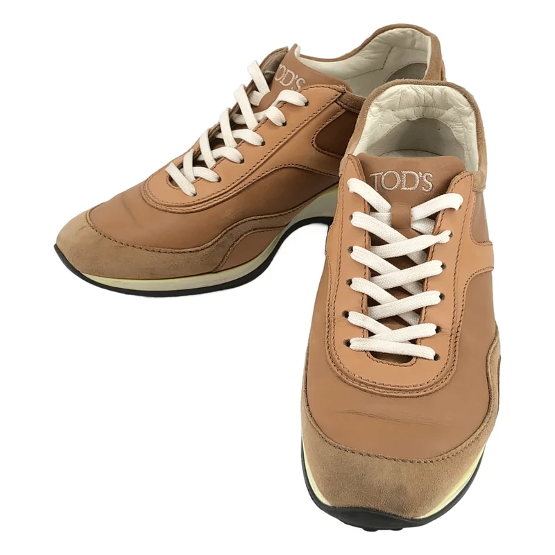 TOD'S / トッズ | SPORTY FLIP UP レザー スニーカー | 37 | レディース
