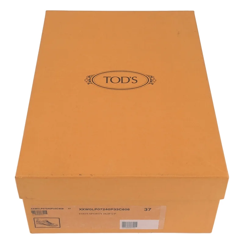 TOD'S / トッズ | SPORTY FLIP UP レザー スニーカー | 37 | レディース
