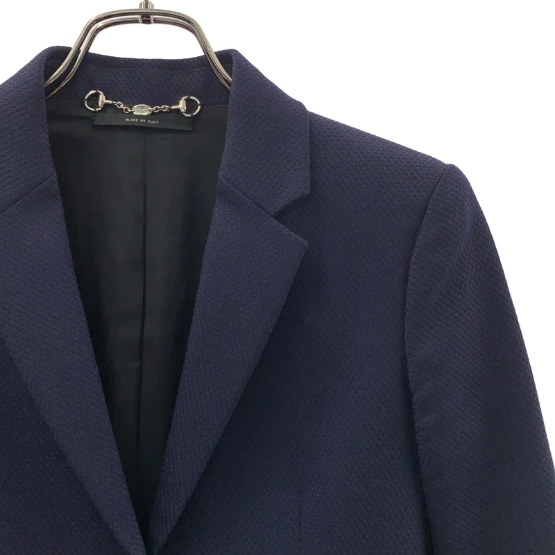 GUCCI / グッチ | ウール ジャガード 1B テーラードジャケット | 36 | レディース