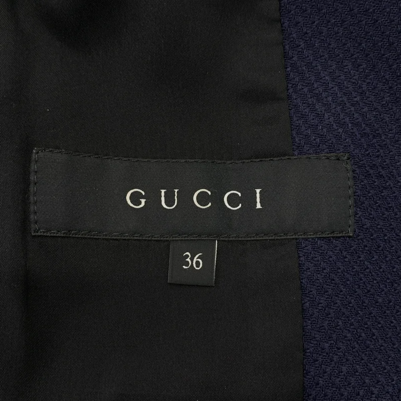 GUCCI / グッチ | ウール ジャガード 1B テーラードジャケット | 36 | レディース