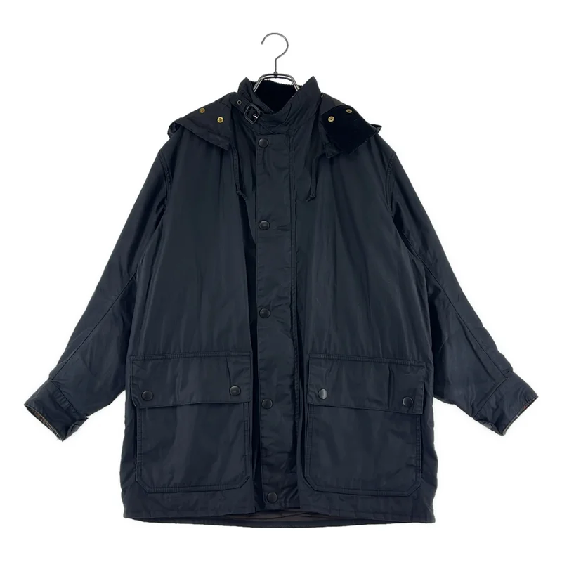 Barbour / バブアー | × MARGARET HOWELL / マーガレットハウエル WAXED COTTON / チンストラップ ワックス オイルド ジャケット / フード着脱可 | 2 | レディース