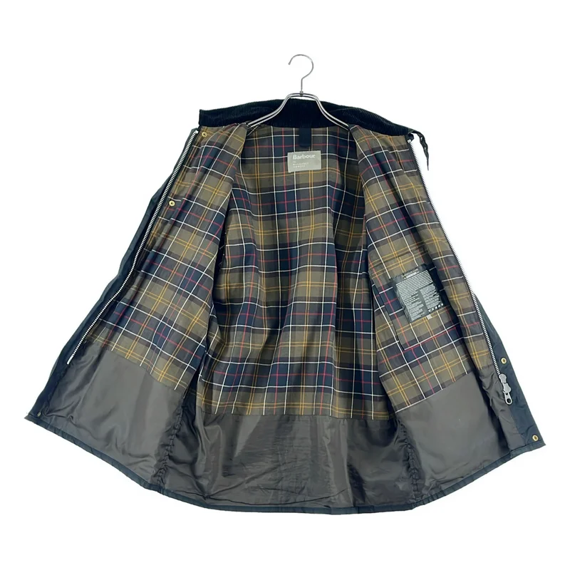 Barbour / バブアー | × MARGARET HOWELL / マーガレットハウエル WAXED COTTON / チンストラップ ワックス オイルド ジャケット / フード着脱可 | 2 | レディース