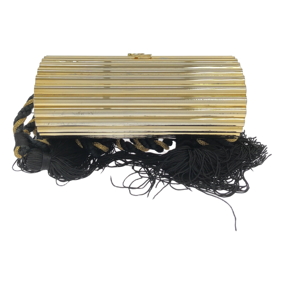 YVES SAINT LAURENT / イヴサンローラン | 1980s〜 Tassel Evening Bag メタル タッセルショルダーバッグ |