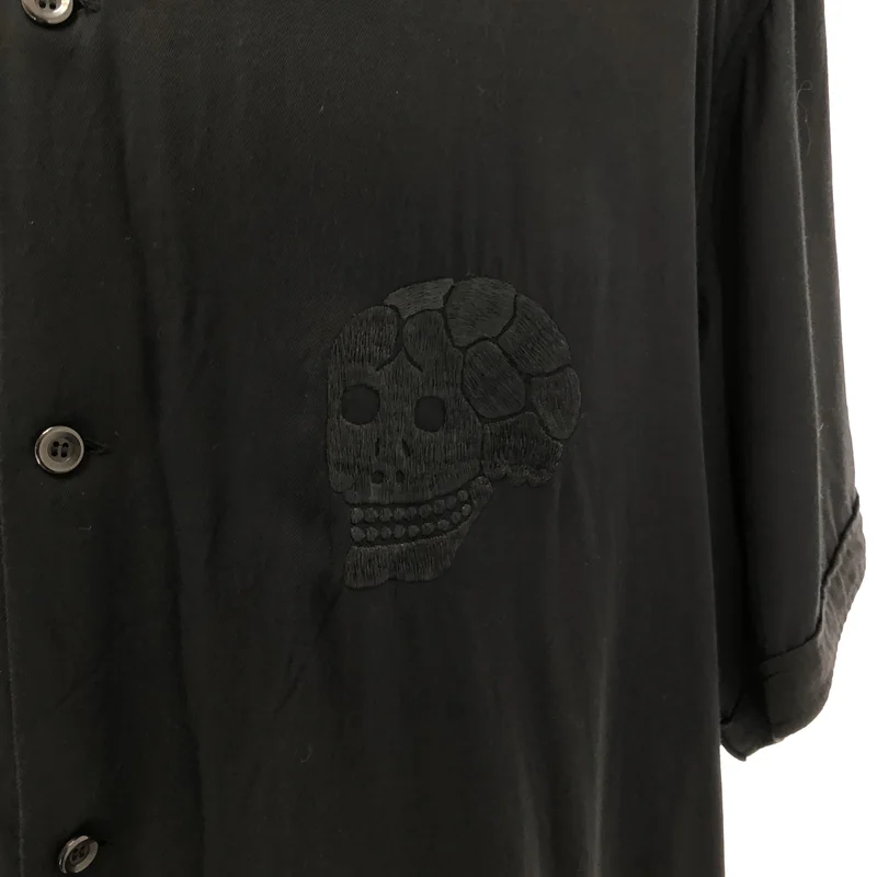 Y's / ワイズヨウジヤマモト | × 東洋エンタープライズ SUKASHIRT / レーヨン オーバーシルエット エンブロイダリー オープンカラーシャツ | 5 | メンズ