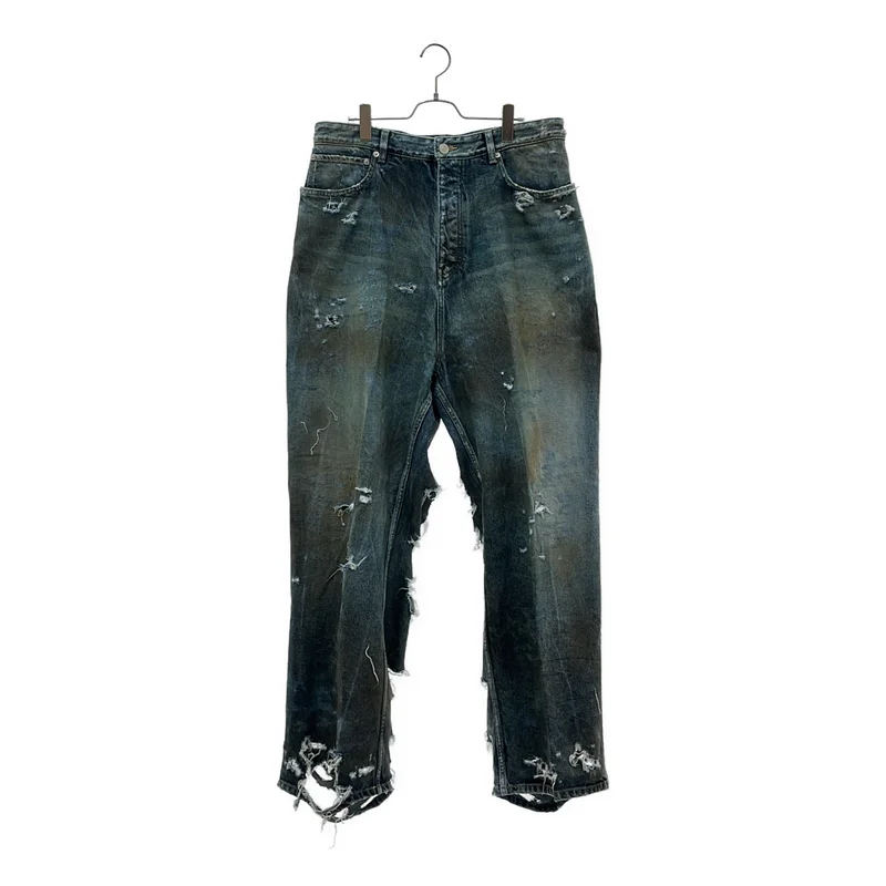BALENCIAGA / バレンシアガ | Super Destoroyed Baggy Denim Pants パンツ 745248 | M | メンズ