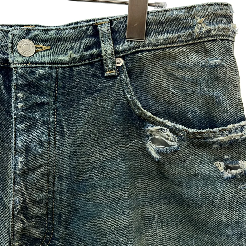 BALENCIAGA / バレンシアガ | Super Destoroyed Baggy Denim Pants パンツ 745248 | M | メンズ