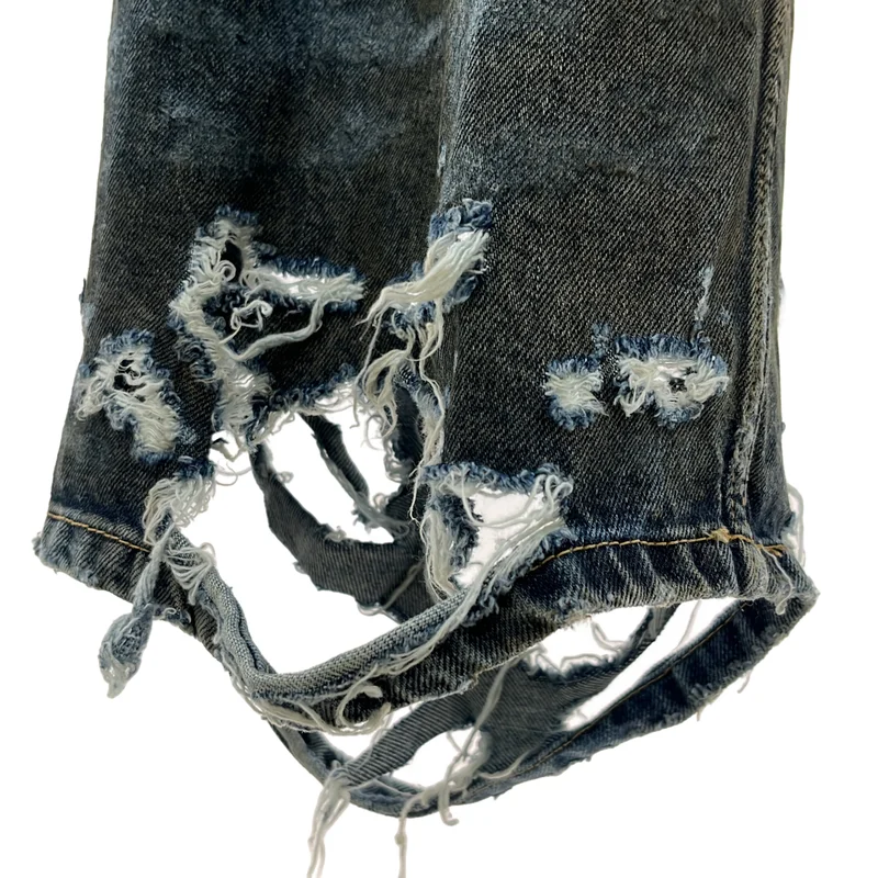 BALENCIAGA / バレンシアガ | Super Destoroyed Baggy Denim Pants パンツ 745248 | M | メンズ