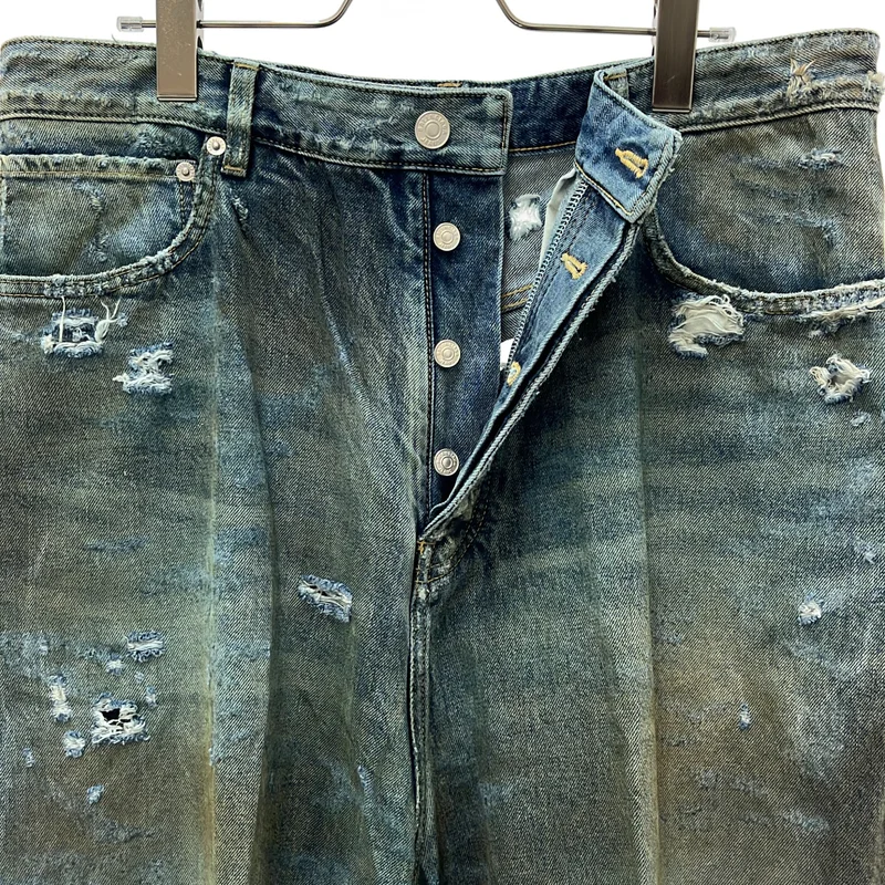BALENCIAGA / バレンシアガ | Super Destoroyed Baggy Denim Pants パンツ 745248 | M | メンズ