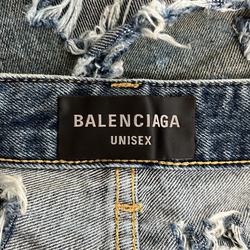 BALENCIAGA / バレンシアガ | Super Destoroyed Baggy Denim Pants パンツ 745248 | M | メンズ