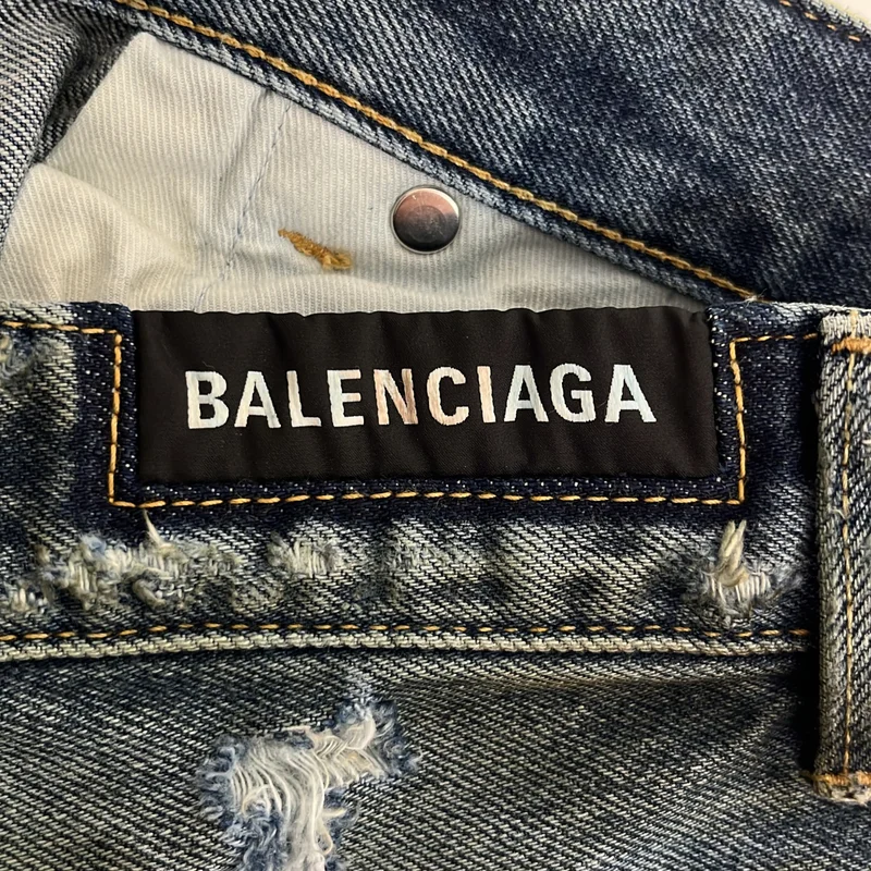BALENCIAGA / バレンシアガ | Super Destoroyed Baggy Denim Pants パンツ 745248 | M | メンズ