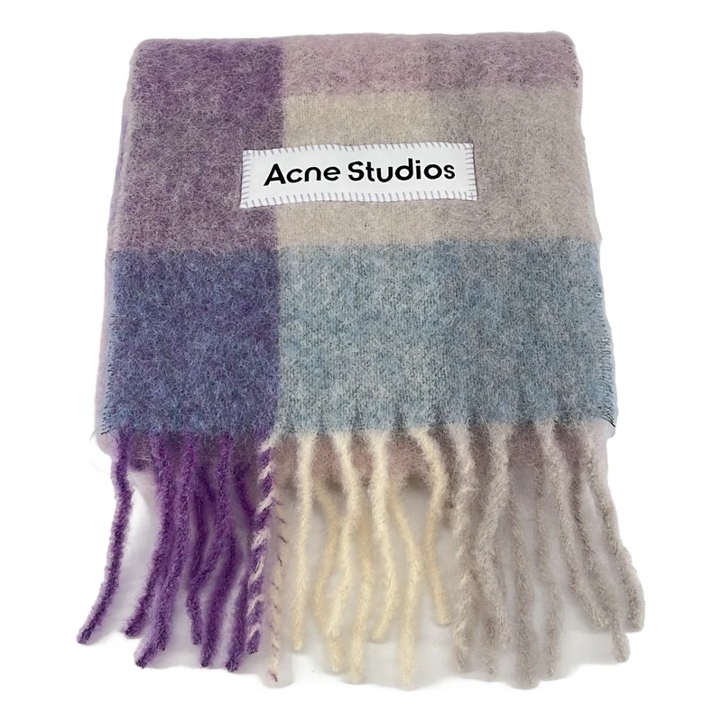 Acne Studios / アクネストゥディオズ | ウール フリンジ ストール マフラー |