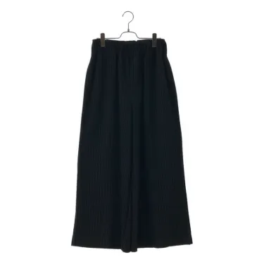 エ*ド様 【26SS】オムプリッセイッセイミヤケ ワイドパンツ ブラック サイズ HOMME PLISSE ISSEY MIYAKE / オムプリッセイッセイミヤケ | 2025SS