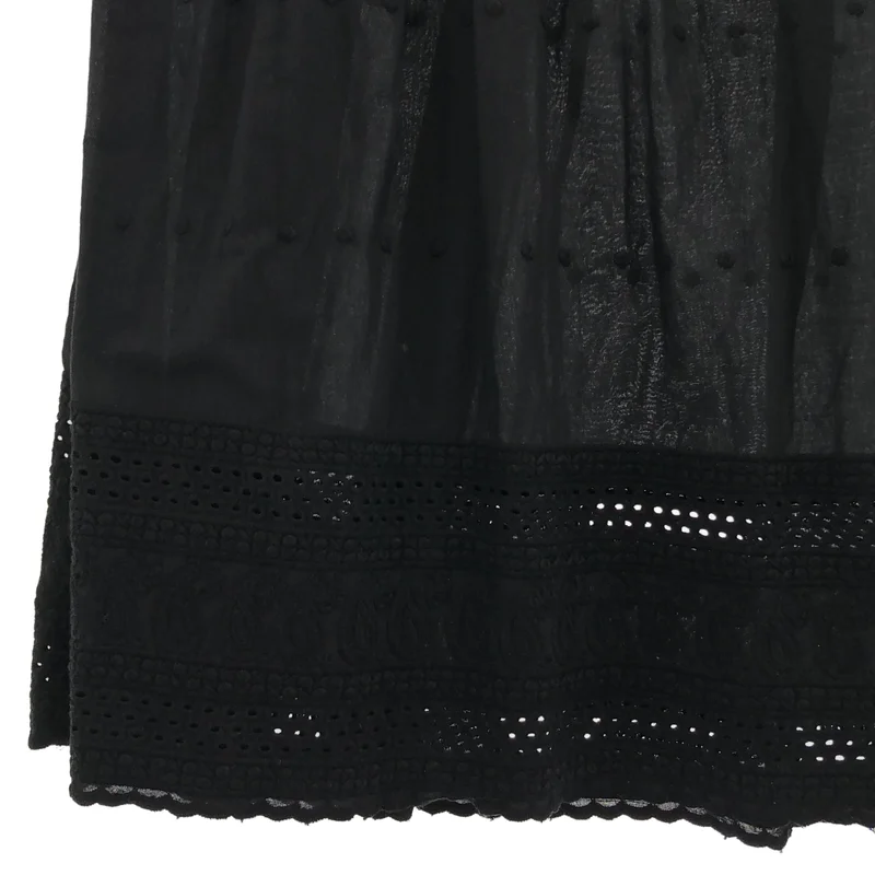 tao COMME des GARCONS / タオコムデギャルソン | 2024SS | レース切替 ロング イージースカート |