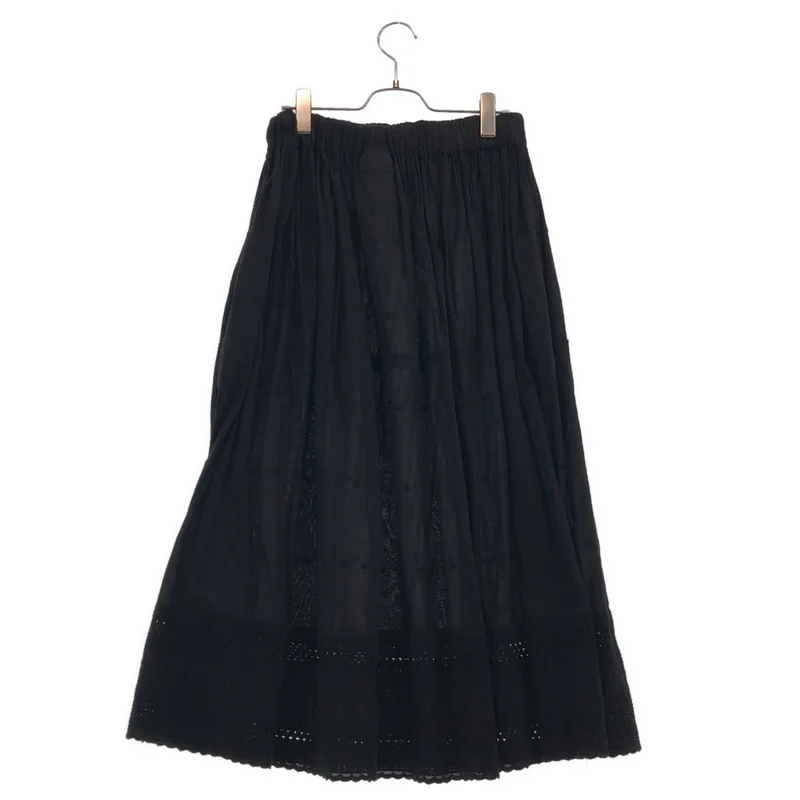 tao COMME des GARCONS / タオコムデギャルソン | 2024SS | レース切替 ロング イージースカート |