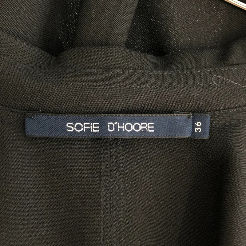 SOFIE D'HOORE / ソフィードール | ウール ボタンレス ジャケット | 36 | レディース