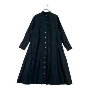 foufou / フーフー | open collar herringbone one piece / オープン