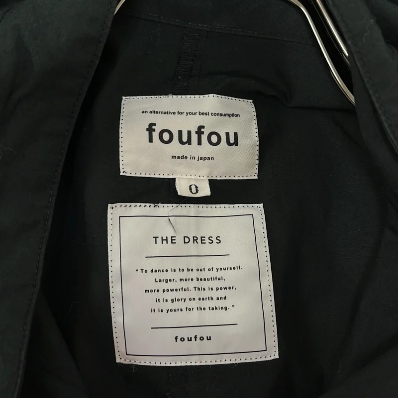 foufou / フーフー | THE DRESS #01 / rendezvous shirts one piece ランデブーシャツワンピース | 0 | レディース