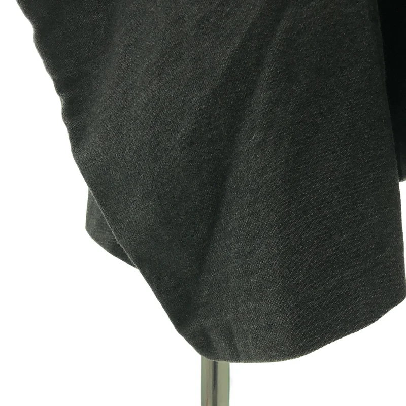 COMME des GARCONS / コムデギャルソン | 1990s | 変形 アシンメトリー スクエアネック ブラックデニム ワンピース 吊りスカート | M | レディース