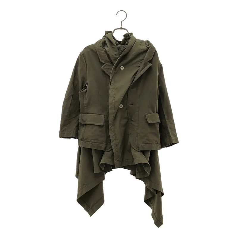 COMME des GARCONS / コムデギャルソン | 2009AW | ポリエステル 製品染め ドッキングジャケット | S | レディース