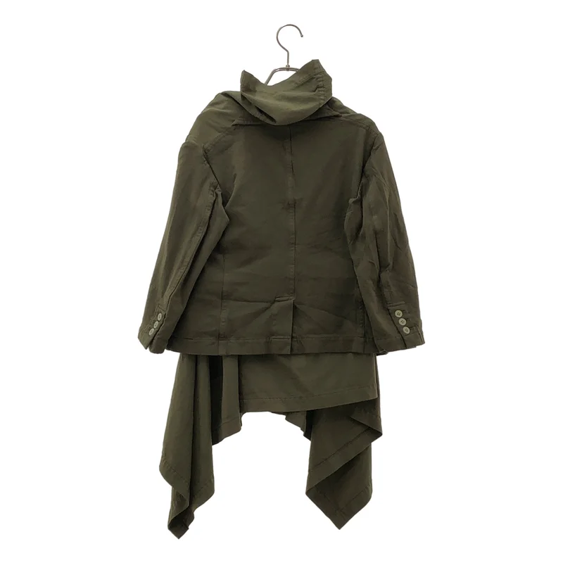 COMME des GARCONS / コムデギャルソン | 2009AW | ポリエステル 製品染め ドッキングジャケット | S | レディース