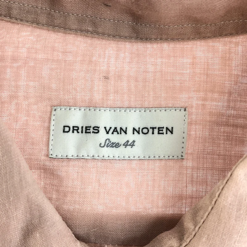 DRIES VAN NOTEN / ドリスヴァンノッテン | リネン オーバーサイズ シャツ | 44 | メンズ