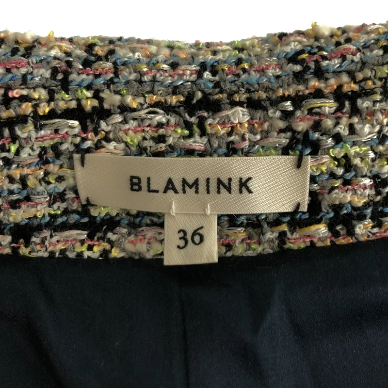 BLAMINK / ブラミンク | ハウンドトゥース ツィード ジャケット | 36 | レディース
