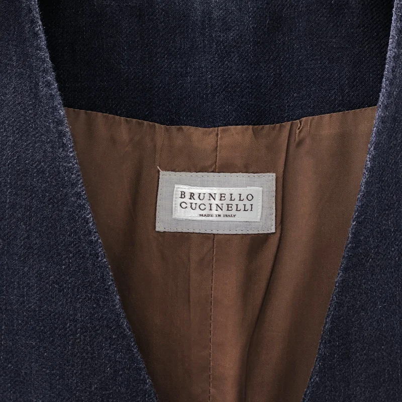 BRUNELLO CUCINELLI / ブルネロクチネリ | リネン ベスト | 46 | メンズ