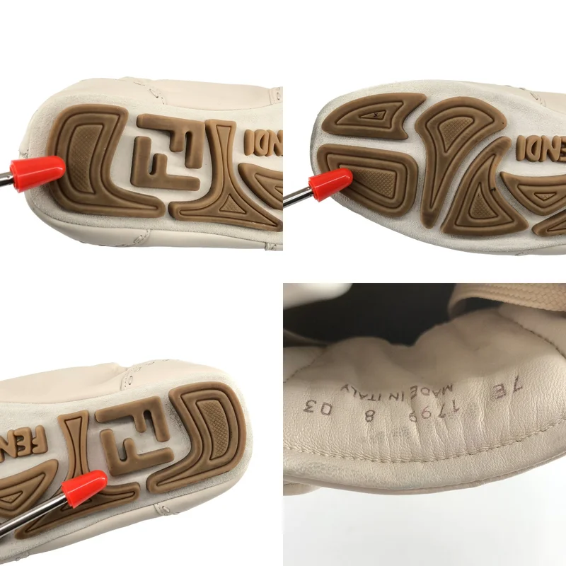 FENDI / フェンディ | レザー フィット スニーカー 1799 8 03 | 7E | メンズ