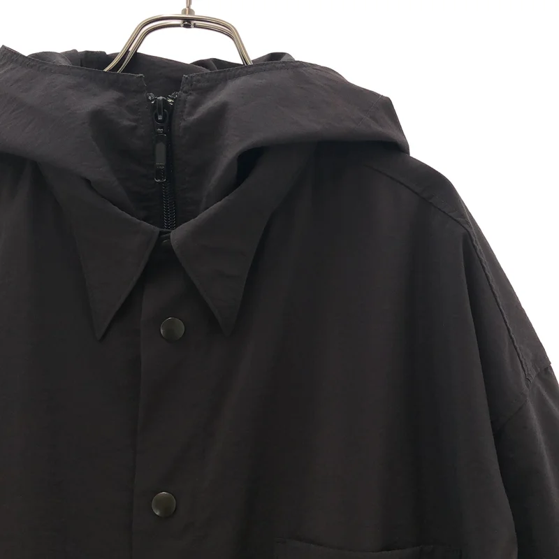Y's / ワイズヨウジヤマモト | 2022SS | GENDER NEUTRAL / NYLON RAYON POLYESTER TUSSAH STRETCH DOUBLE LAYER HOODED BLOUSON / タッサーストレッチ ダブルレイヤー フーデッドブルゾン | 3 | レディース