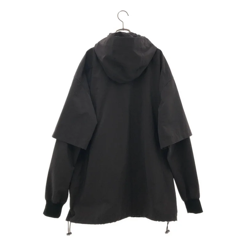 Y's / ワイズヨウジヤマモト | 2022SS | GENDER NEUTRAL / NYLON RAYON POLYESTER TUSSAH STRETCH DOUBLE LAYER HOODED BLOUSON / タッサーストレッチ ダブルレイヤー フーデッドブルゾン | 3 | レディース