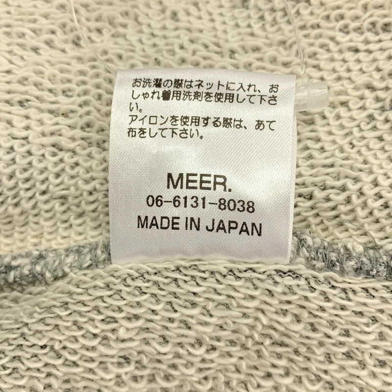 MEER. / メーア | コットン ショートスウェット |