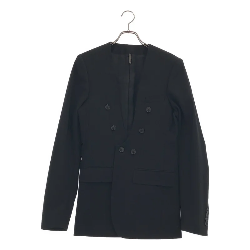 Dior homme / ディオールオム | 2006AW | ウール ノーカラー ダブル ジャケット | 44 | メンズ